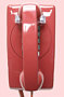 Red 554 Wall Phone