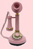 Black Deco-Tel Candlestick Phone